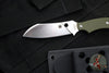 Spyderco Stok Fixed Blade- Drop Point Edge- OD Green G-10 Scales FB50GPOD