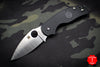 Spyderco Sage 5 Black with Satin CPM S30V Steel Folder C123PBK