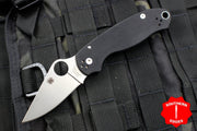 Spyderco Para 3 Black with Satin CPM S30V Steel Folder C223GP