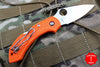 Spyderco Dragonfly Compact Folding Knife Orange FRN Handles C28POR2