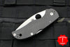 Spyderco Native Carbon Fiber Black Handle Satin Flat Ground Lockback Knife C41CFFP5