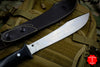 Spyderco Lum Darn Dao Flash Batch Fixed Blade Black G-10 Handle with Satin Clip Point Knife