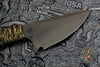 Strider Knives Small Drop Point Fixed Blade with Camo Cord
