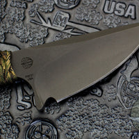 Strider Knives Small Drop Point Fixed Blade with Camo Cord