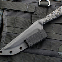 Strider Knives Small Fixed Blade Black with Black Leather Cord - PD1 Steel