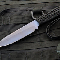 Strider Knives Blue Anodized Titanium Fixed Blade Knife