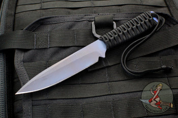 Strider Knives Blue Anodized Titanium Fixed Blade Knife