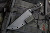 Strider Knives Large Fixed Blade -Black Tanto Edge with Black Cord - Jr