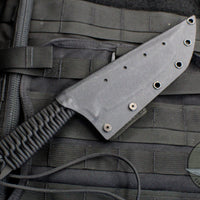 Strider Knives Large Fixed Blade -Black Tanto Edge with Black Cord - Jr