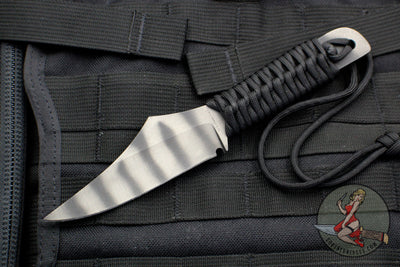 Strider Knives Vintage Rhino Styled Fixed Blade Tiger Stripe Finished Paul Bos CPM-S30V Steel