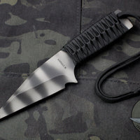 Strider Knives Unusual Fixed Blade with Tiger Stripe Finish