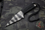 Strider Knives Unusual Fixed Blade with Tiger Stripe Finish