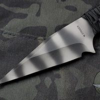 Strider Knives Unusual Fixed Blade with Tiger Stripe Finish