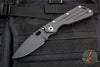 Mick Strider Performance Series SMF Folder- Black Slotted Titanium Handle- Black Blade