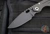 Mick Strider Performance Series SMF Folder- Black Slotted Titanium Handle- Black Blade