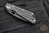 Mick Strider Performance Series SMF Folder- Black Slotted Titanium Handle- Black Blade