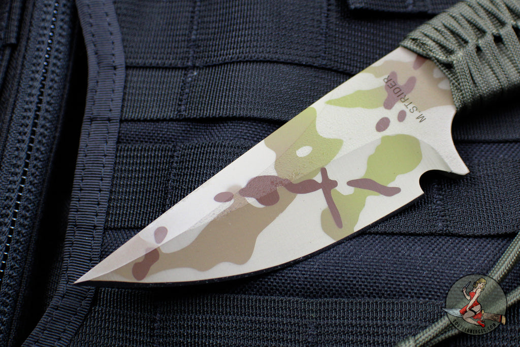 Strider Knives WP Drop Point Fixed Blade with Arid Multicam Finish ...