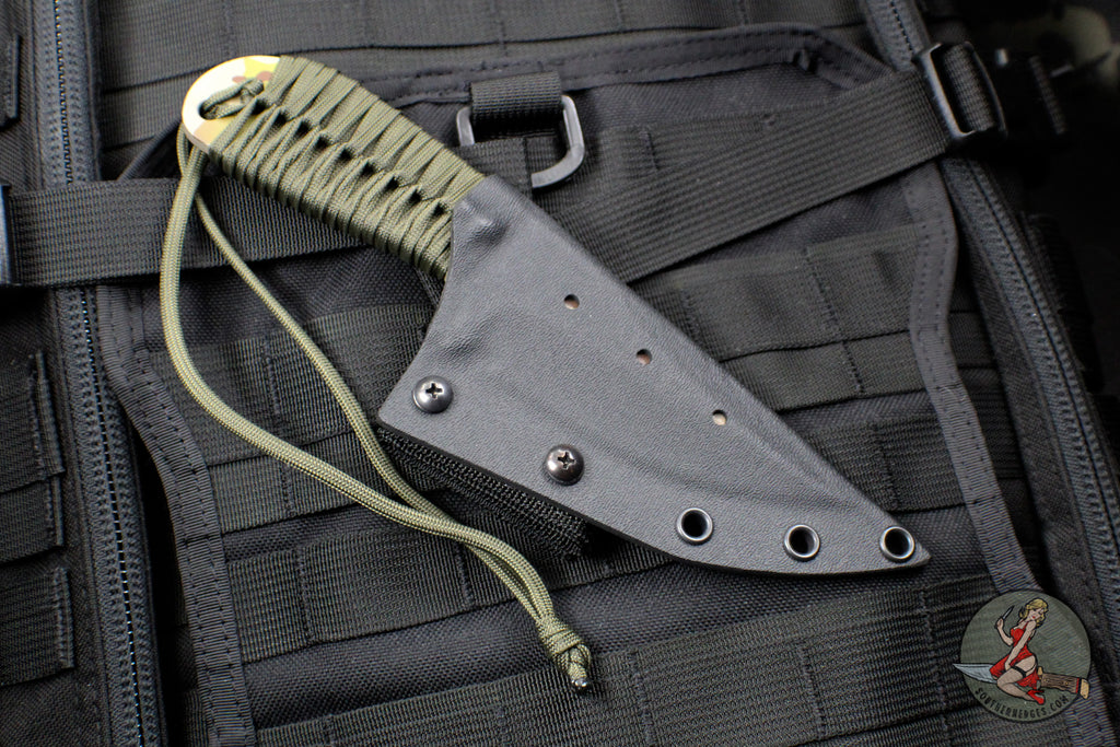 Strider Knives WP Drop Point Fixed Blade with Arid Multicam Finish ...