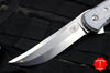 Bob Terzuola Custom One Off Persian Style Flipper Silver Carbon Fiber