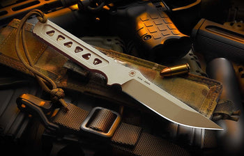 Spartan Blades Formido Fixed Blade FDE and Multicam Molle Sheath