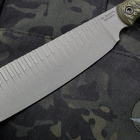 RMJ Tactical Dirty Olive Da Choppa Fixed Blade Knife