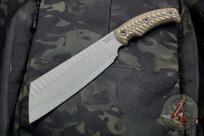 RMJ Tactical Hyena Brown Da Choppa Fixed Blade Knife